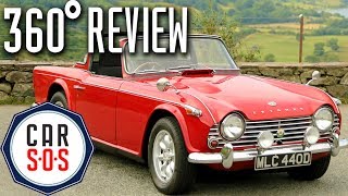 Triumph TR4 360° VR Car Review  Car SOS [upl. by Liliane]