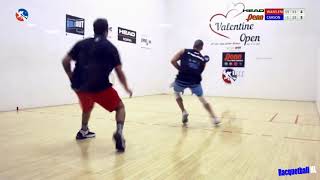 Racquetball Highlights 2019 Valentine Open Finals Kane Waselenchuk vs Rocky Carson [upl. by Nenad990]