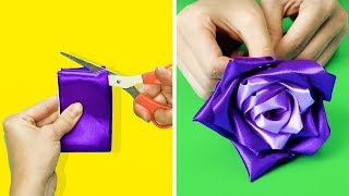 19 MARAVILLOSAS MANUALIDADES CON FLORES PARA HACER EN 5 MINUTOS [upl. by Enoved]