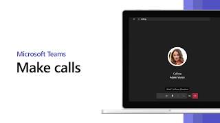 How to make calls with Microsoft Teams [upl. by Naasah]