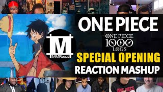 ONE PIECE Episode 1000 Special Opening  Reaction Mashup [upl. by Verneuil653]