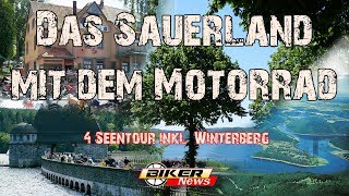 Mit dem Motorrad durch das Sauerland 4 Seentour inkl Winterberg [upl. by Lanti5]