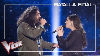 Auba Estela Murillo y Tomás Basso cantan Si tú no vuelves  Batalla final  La Voz Antena 3 2019 [upl. by Alusru312]