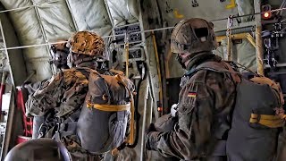 Static Line Parachute Jump From C130J Super Hercules [upl. by Nelleh]