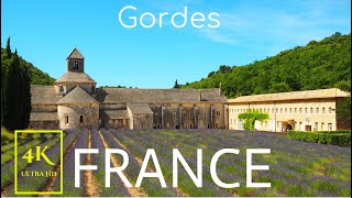 Gordes France in 4K Ultra HD  Famous Village Gordes Natural Regional Park and Historical City [upl. by Maze252]