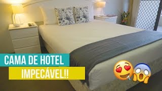 COMO FAZER UMA CAMA DE HOTEL [upl. by Hollander]