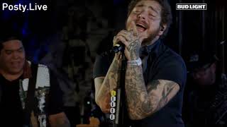 Post Malone  Better Now Live Bud Light Tour [upl. by Marcella]