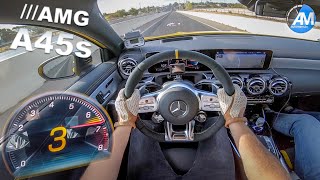 MercedesAMG A45s 422hp  0100 kmh RACE START🏁 [upl. by Norrehs]