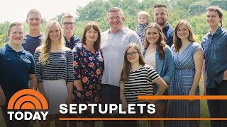 First Set Of Septuplets Turn 18 Catching Up With The McCaughey Family  TODAY [upl. by Anirtal760]