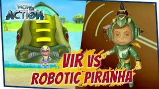 VIR The Robot Boy Cartoon in Hindi EP76B  Full Episode  Hindi Cartoons For Kids Wow Kidz Action [upl. by Bab904]