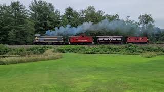 Cooperstown Charlotte valley railroad Caboose Special Aug 3 2024 Part 2 [upl. by Nnahgaem]