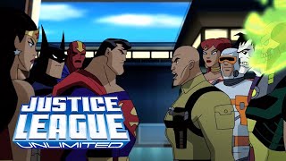 La Liga y La Legión del Mal se unen contrat Darkseid  Justice League Unlimited [upl. by Nuhsal578]