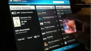 DirecTV Live via iPad 2 DirecTv App UPDATE [upl. by Attelahs]