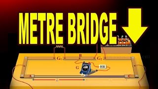 Construction and Working of Metre Bridge  Physics Video Tutorials [upl. by Berna]