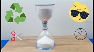 hacer un RELOJ DE SAL con botellas de plastico recicladas [upl. by Kal]