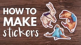 How to Make Stickers From Home  Tutorial [upl. by Weiser]