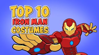 Top 10 Iron Man Costumes [upl. by Anayek]