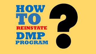 AKPK FAQ  How to Reinstate DMP [upl. by Gardy]