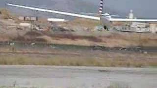 Crosswind fullslip glider landing [upl. by Lorsung]