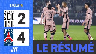 Angers SCO  PSG  24  Le Résumé  Ligue 1 202425 [upl. by Dehsar]