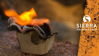 Easy Homemade Fire Starter Idea [upl. by Pergrim]