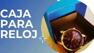 ¿COMO HACER UNA CAJA PARA RELOJ [upl. by Hallie]