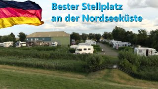 Bester Wohnmobil Stellplatz an der Nordseeküste Womoland Nordstrand [upl. by Rimas573]