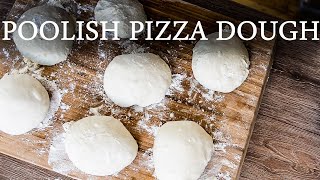 Poolish Pizza Dough  Authentic Recipe For Pizza Dough With Poolish  Relaxing Food Making Channel [upl. by Hastie345]