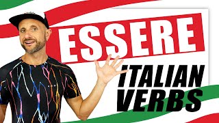 Italian Verb Conjugation ESSERE in 4 Tenses  Italian Past Tense Future amp more [upl. by Nahpos983]