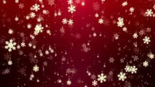 4K 10min Christmas Snowflake Falling Video Background [upl. by Aisital]