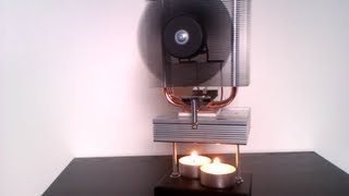 ThermoElectric Generator powered by a Candle [upl. by Puklich]