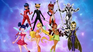 MIRACULOUS VS WINX Switched Transformations [upl. by Hiroko541]