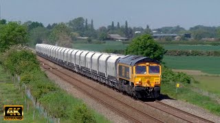 GBRf Class 66 UK Railfreight Variety in 20202021 4K [upl. by Wilow]