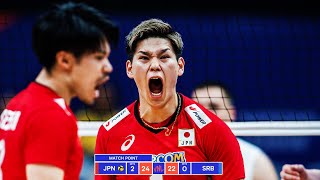 Yuji Nishida DESTROYED Serbia in Volleyball Nations League 2024 [upl. by Anaya]