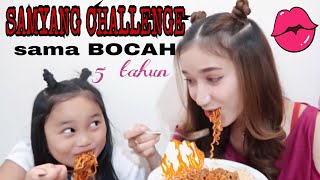 SAMYANG CHALLENGE sama BOCAH 5 tahun  Marisha Chacha [upl. by Eejan755]