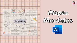 COMO HACER MAPAS MENTALES EN WORD [upl. by Felten]