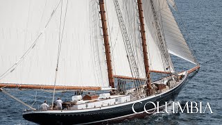 Columbia  141’ RacingFishing Schooner Yacht  Construction to Sea Trials [upl. by Mesics577]