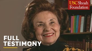 Jewish Holocaust Survivor Ruth Grunwald  Full Testimony  USC Shoah Foundation [upl. by Chancey]