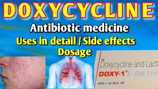 Doxycycline capsules  Doxycycline capsule 100mg  Doxycycline Lactic acid bacillus capsules [upl. by Trovillion]