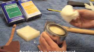 Linwax  Linseed oil Beeswax Turpentine  Wood and Metal Preservative [upl. by Hayarahs156]