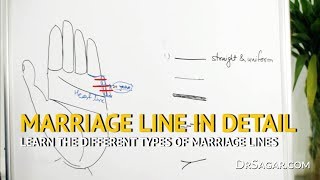 ✔ Different Types of MARRIAGE Lines  Palmistry amp Palm Reading [upl. by Chapman]