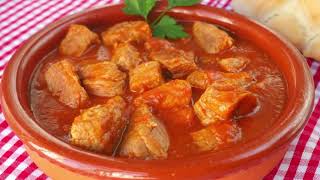 CARNE CON TOMATE un guiso potente y concentrado  Cocina tradicional [upl. by Coppinger102]