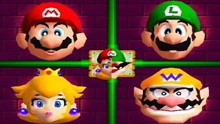 Mario Party 2  All Minigames [upl. by Rehotsirk639]