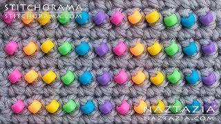 HOW TO ADD BEADS to CROCHET  Crocheting and Beading Stitchorama by Naztazia [upl. by Hoeve]