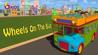 Wheels On The Bus Go Round And Round with Lyrics  LIV Kids Nursery Rhymes and Songs  HD [upl. by Ecenahs829]