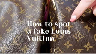 How to spot a fake Louis Vuitton [upl. by Robet]