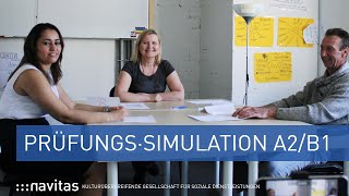 mündliche Prüfung A2B1 Skalierte DTZPrüfung  Simulation [upl. by Irtimd]