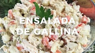 🎄ENSALADA DE GALLINA VENEZOLANA PARA NAVIDAD🎄 Recetas para la CENA DE NAVIDAD [upl. by Erdnaek712]