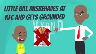 Little bill misbehaves at KFC and gets grounded [upl. by Angrist]