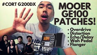 5 MOOER GE100 PATCH EVEN PATCH Get Your Pedals to the Next Level mooerge100 mooeraudio [upl. by Yrebmik]